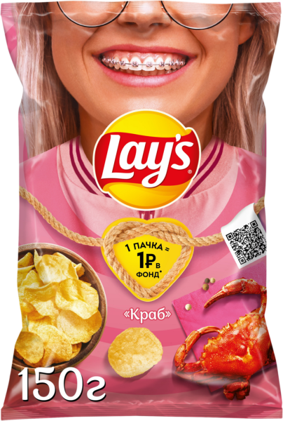 Чипсы картофельные LAY'S Краб